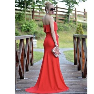 RED PROM DRESS